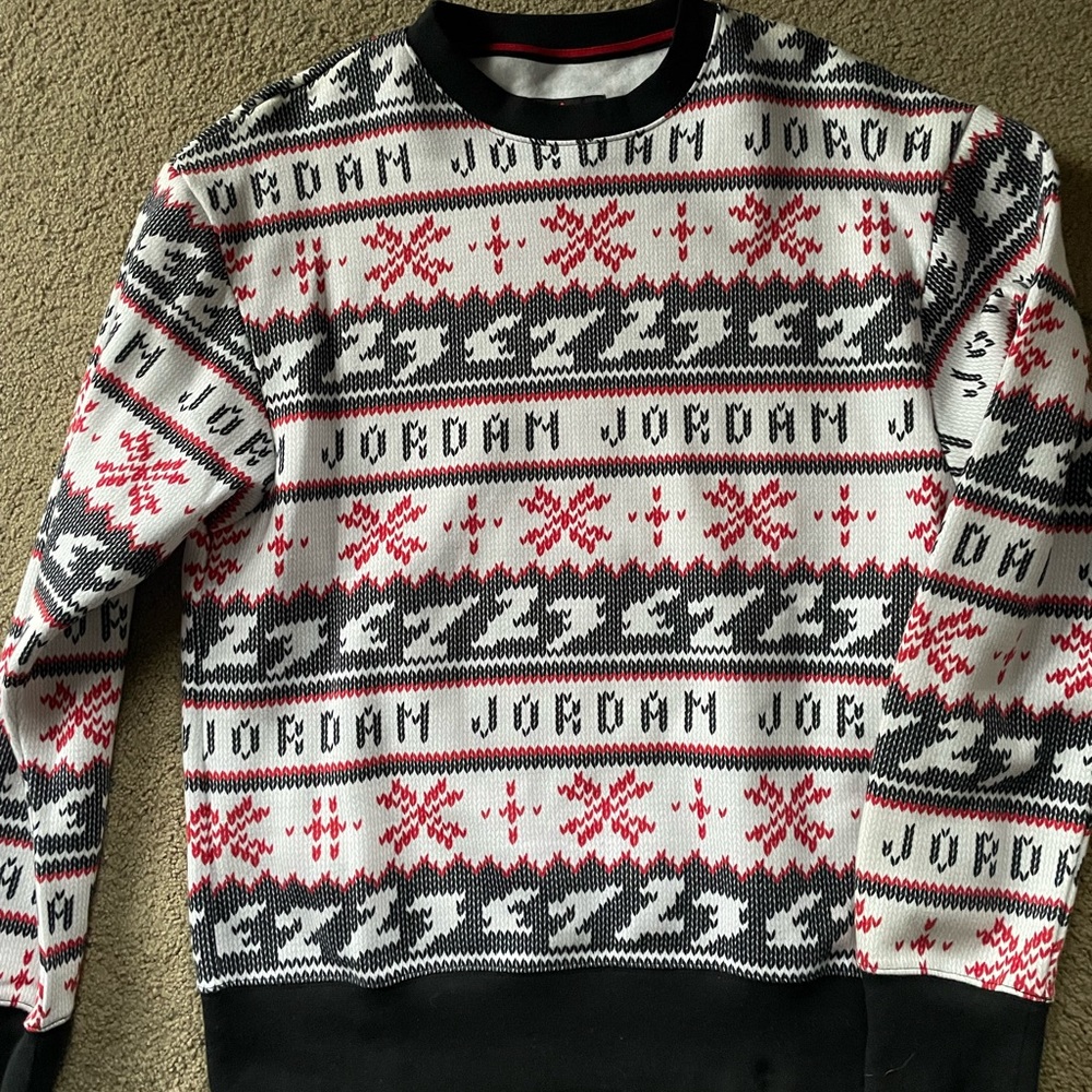 Jordan Xmas sweater men's medium